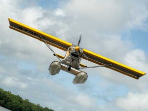 Travaux aériens en ULM Hydro - Les ailes hydro de Montsinéry